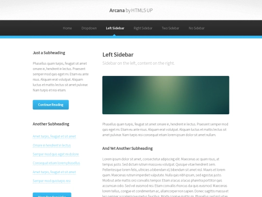 left-sidebar screenshot