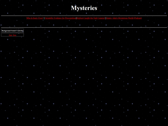 mysteries screenshot