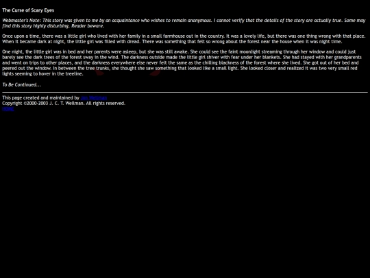 scaryeyes screenshot