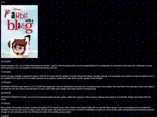 blog screenshot