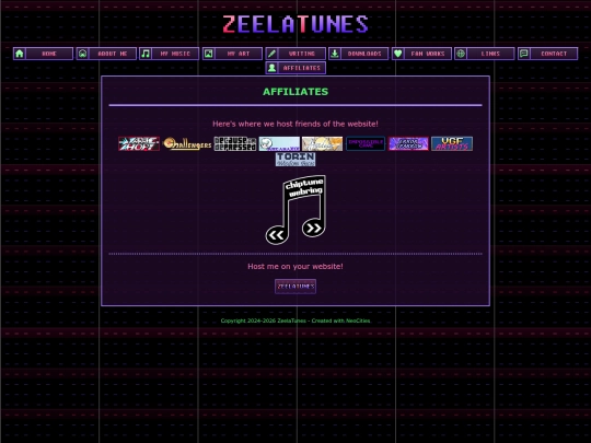 affiliates screenshot