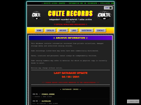 archive screenshot
