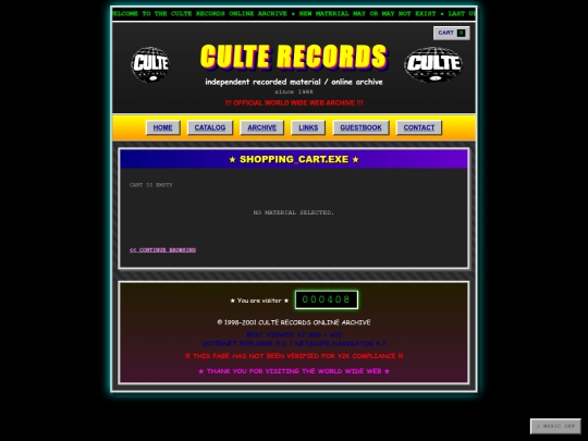 cart screenshot