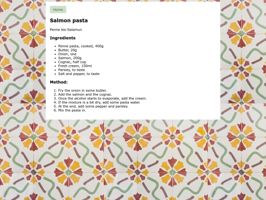 recipes/salmonpasta screenshot
