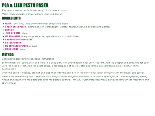 recipes/R1_pea&leek_pesto screenshot