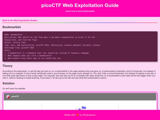 guide/ctf/picoctf/web/Bookmarklet screenshot