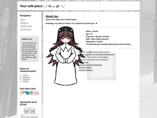 aboutme screenshot