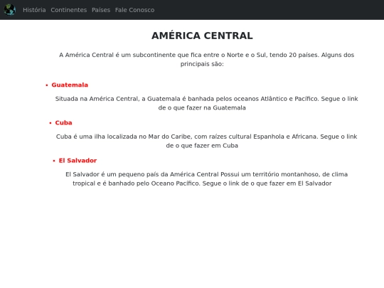 turismo/AmericaCentral screenshot