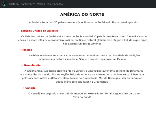 turismo/AmericaNorte screenshot