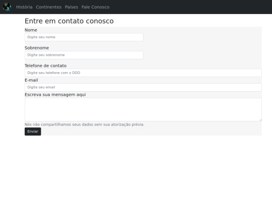 turismo/faleconosco screenshot