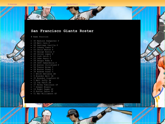 rostersg screenshot