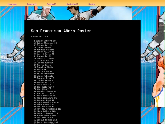 rostersn screenshot