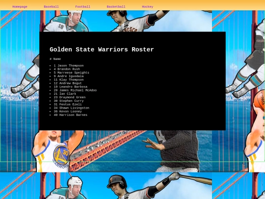 rostersw screenshot