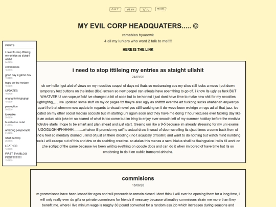 blog screenshot