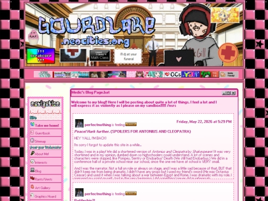 blog screenshot