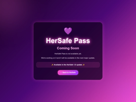hersafepass screenshot