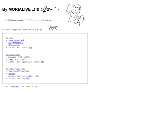 projects screenshot