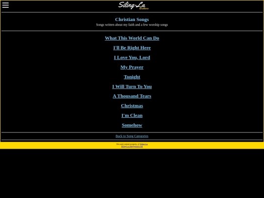 songs/christian screenshot