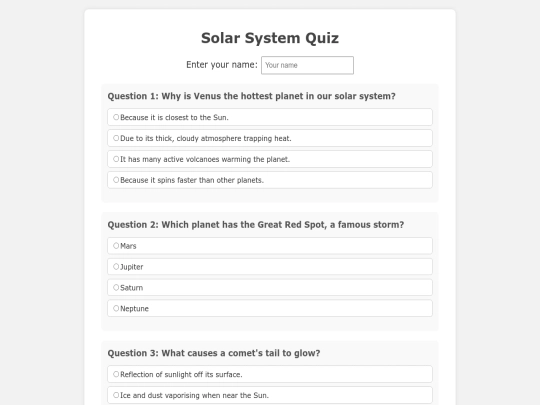 Digital Resources with HTML/solarmcq-notts screenshot