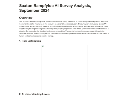 Saxton Bampfylde AI Survey Analysis, September 202 112aaffdfd08809c8d5ac6d7741d8c70 screenshot