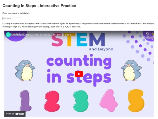 countingintsteps screenshot