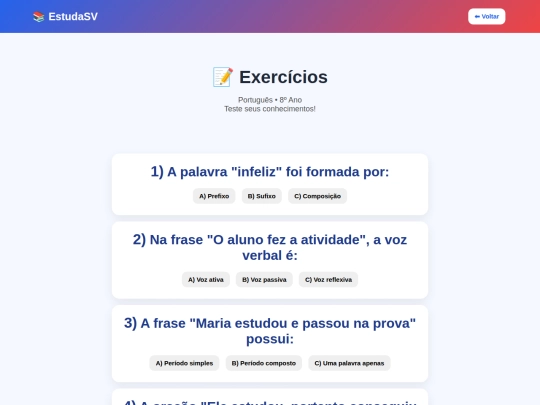 exercicios-portugues8 screenshot