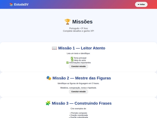 missoes-portugues9 screenshot