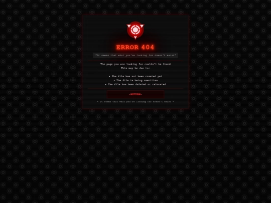 not_found screenshot