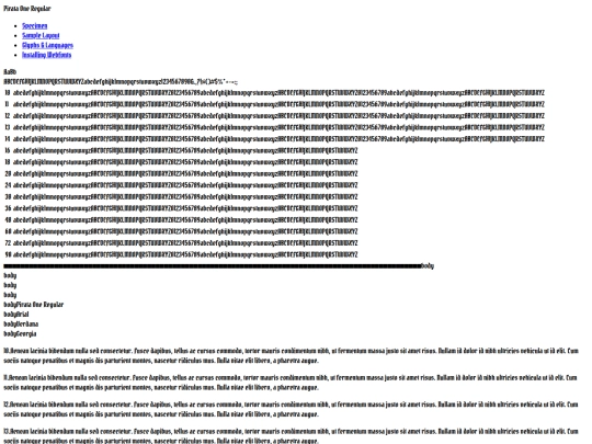 Fonts/Pirata/pirataone-regular-demo screenshot