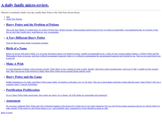 tags/Fandom-Harry-Potter screenshot