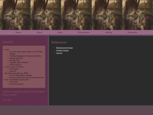 references screenshot