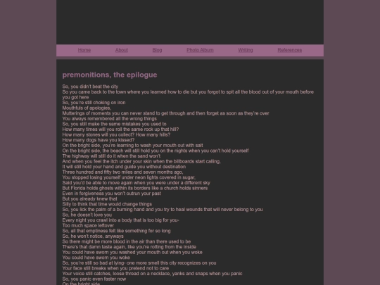writing/2020-2024/premonitions ii screenshot