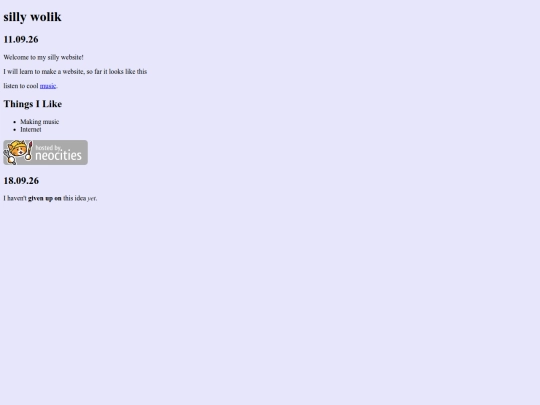 index screenshot