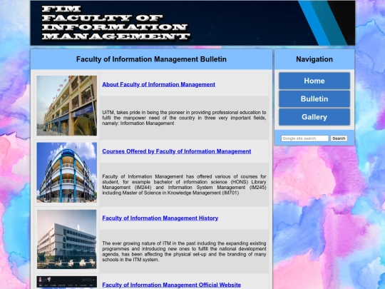 bulletin screenshot