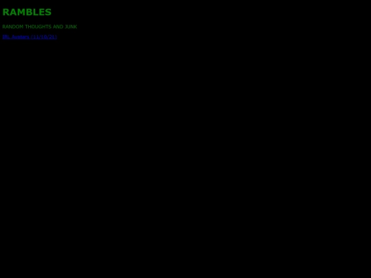 rambles screenshot