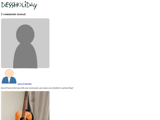 webarchive/dessholiday/blog-10-07/comments screenshot