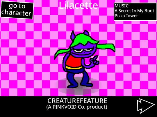 _characters screenshot