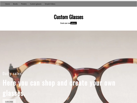Glasses screenshot