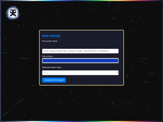 name screenshot