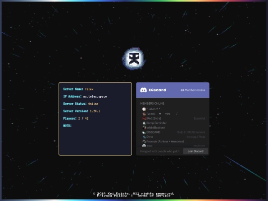 server screenshot