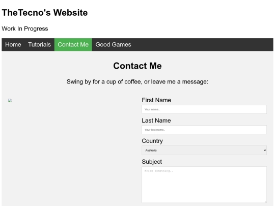 contact screenshot