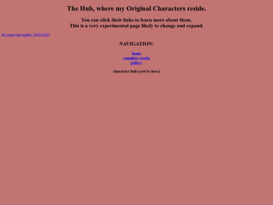 characters/character-hub screenshot