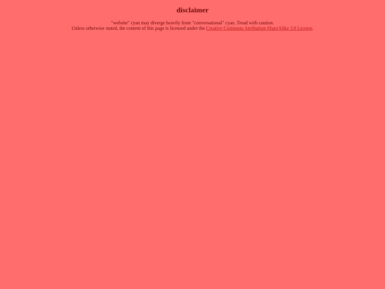 disclaimer screenshot