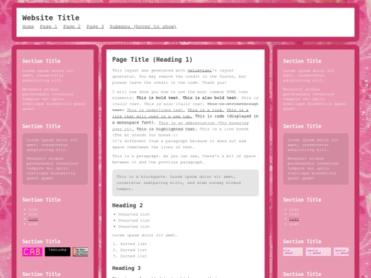 index screenshot