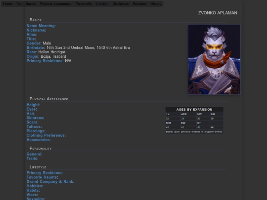 Bios/FFXIV/bio_zvonko screenshot