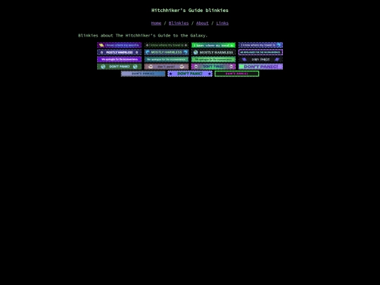 blinkies-h2g2 screenshot