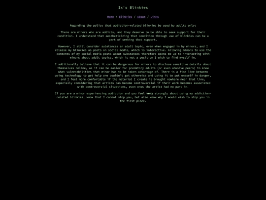substance-disclaimer screenshot