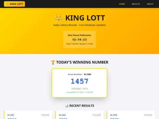 KINGLOTT screenshot