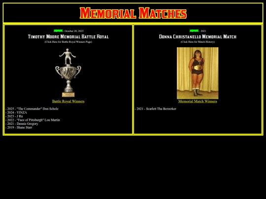 kswamemorialmatches screenshot