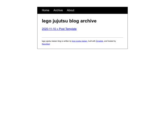 archive screenshot